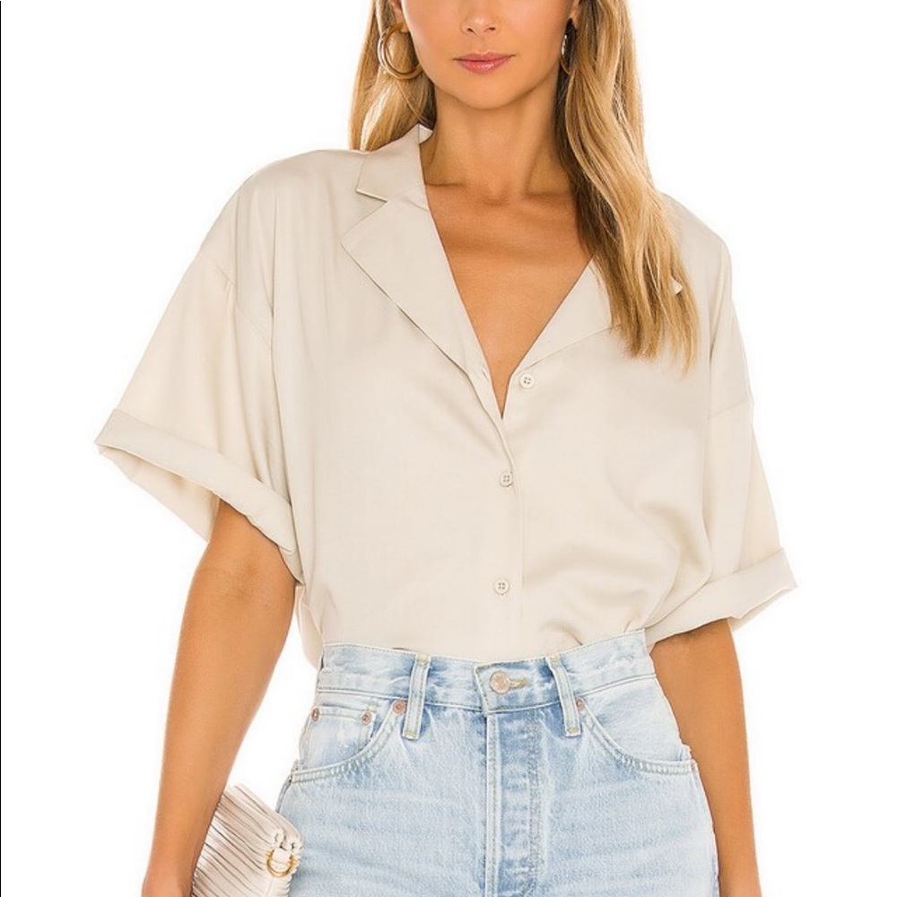 NWOT Dr. Denim nea blouse in shell